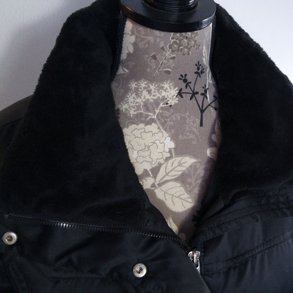 ZERO XPOSUR DOWN Coat Sz M Black Puffer Ski Jacket - Picture 3 of 8